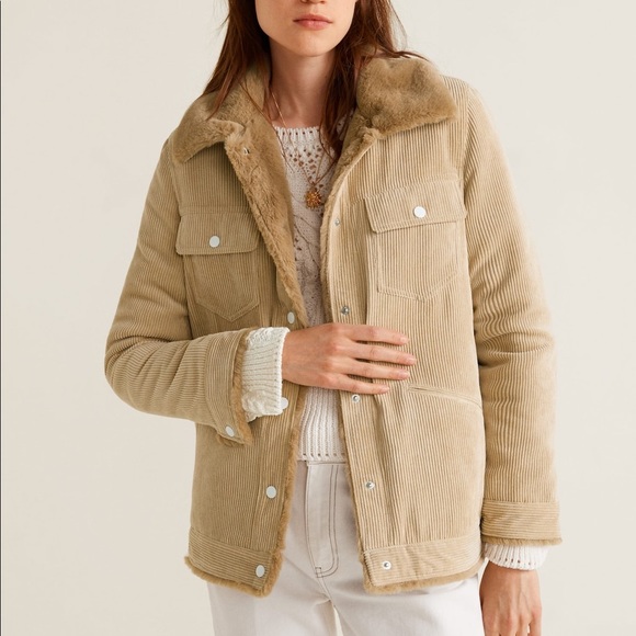 Mango Corduroy Jacket - Picture 1 of 9